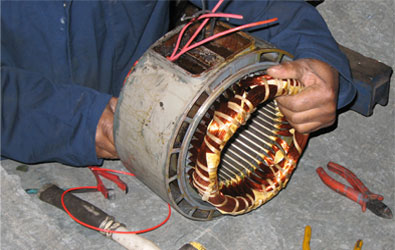 ac motors rewinds repair